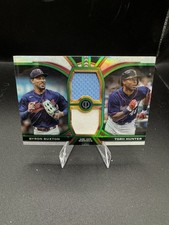 2023 Topps Tribute Dual Relics 2 Player Green /99 Byron Buxton Torii Hunter