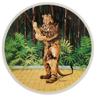 VTG Collector Plate ''If I Were King'' Cowardly Lion. Wizard of Oz.  1978