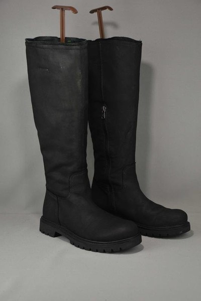 Women Panama Jack Boots Black Nubuck 40