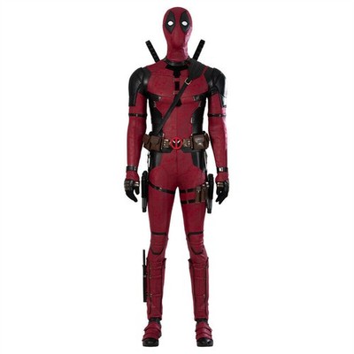Movie Deadpool Cosplay Costume Mens Halloween Costume Mens Costume Lot Jumpsuit