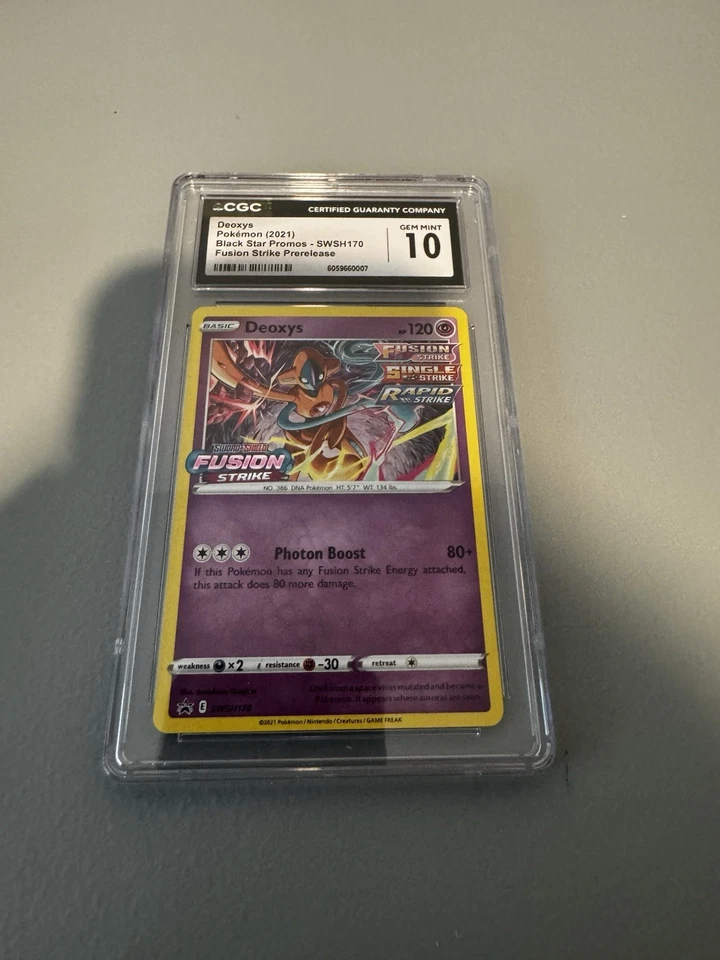 Deoxys - (Prerelease) SWSH170 SWSH: Sword & Shield Promo Cards Holo - Image 3 of 3