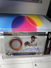 Ryan Pressly Topps Pristine Pieces Game Used Patch Refractor Auto #PPAR-RP