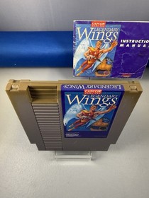Legendary Wings Nintendo NES w/ Instruction Manual Tested authentic fast shippin