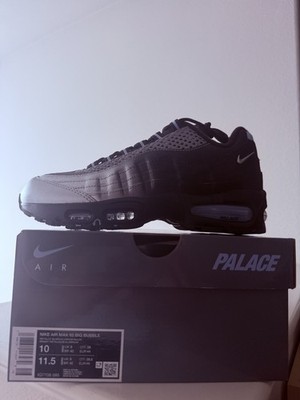 Size 10 - Palace x Nike Air Max 95 Big Bubble Metallic Silver IQ7708-095