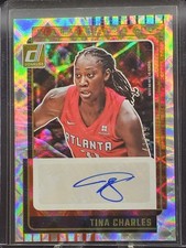 2025 WNBA Panini Donruss Signature Series Laser Holo TINA CHARLES  SS-TC/49