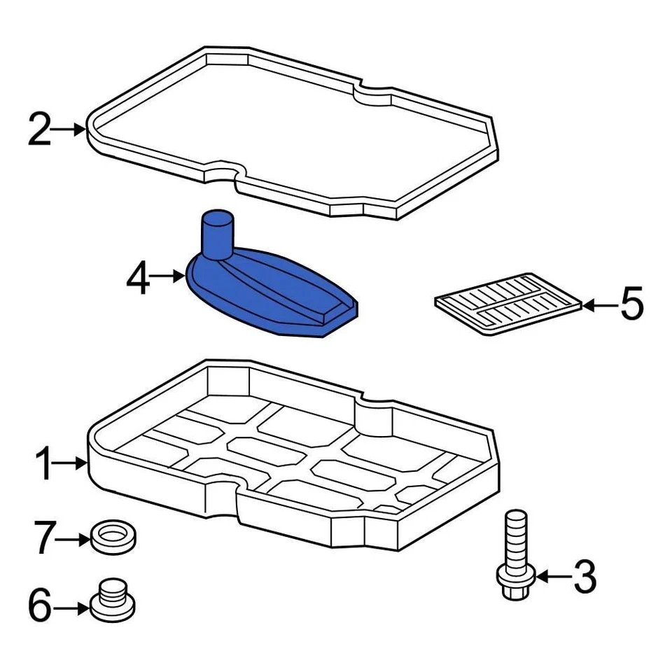 For Mercedes-Benz Sprinter 2500 10-18 Mercedes-Benz Transmission Oil Filter — 第 4/4 张图片