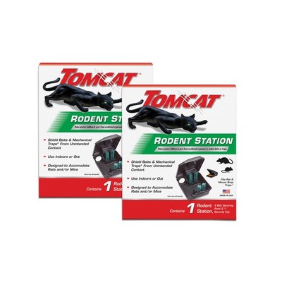 Rodent Station Tomcat Bait Box Securing Rods Security Key 2 Pack Indoors