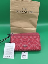 Coach Skinny Women's Wallet - Brass/Sport Red 58586