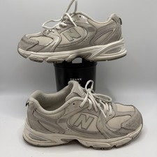 New Balance 530 Beige Running Sneakers Youth Boys Size 6 EU 38.5