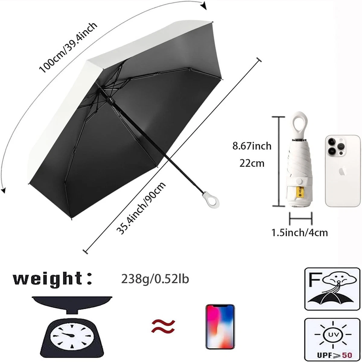 Ombrello Mini Pieghevole - Immagine 2