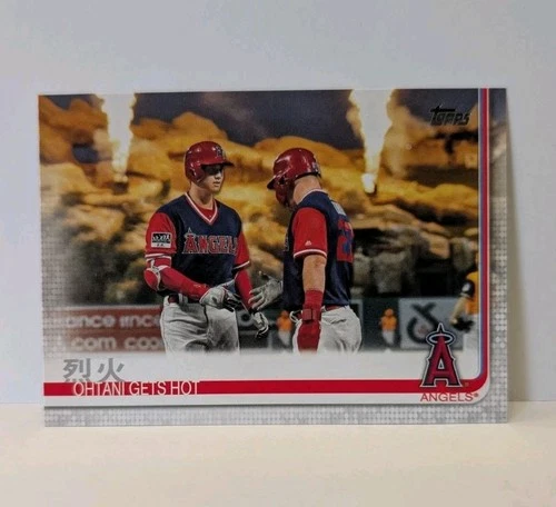 Topps 2019 Shohei Ohtani Angels #367 Ohtani Gets Hot Baseball Card