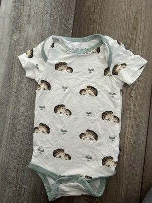 Kyte Baby Hedgehog Short Sleeve One-Piece Bodysuit 0-3 Months