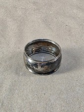 Vintage English Birks Sterling Napkin Ring engraving