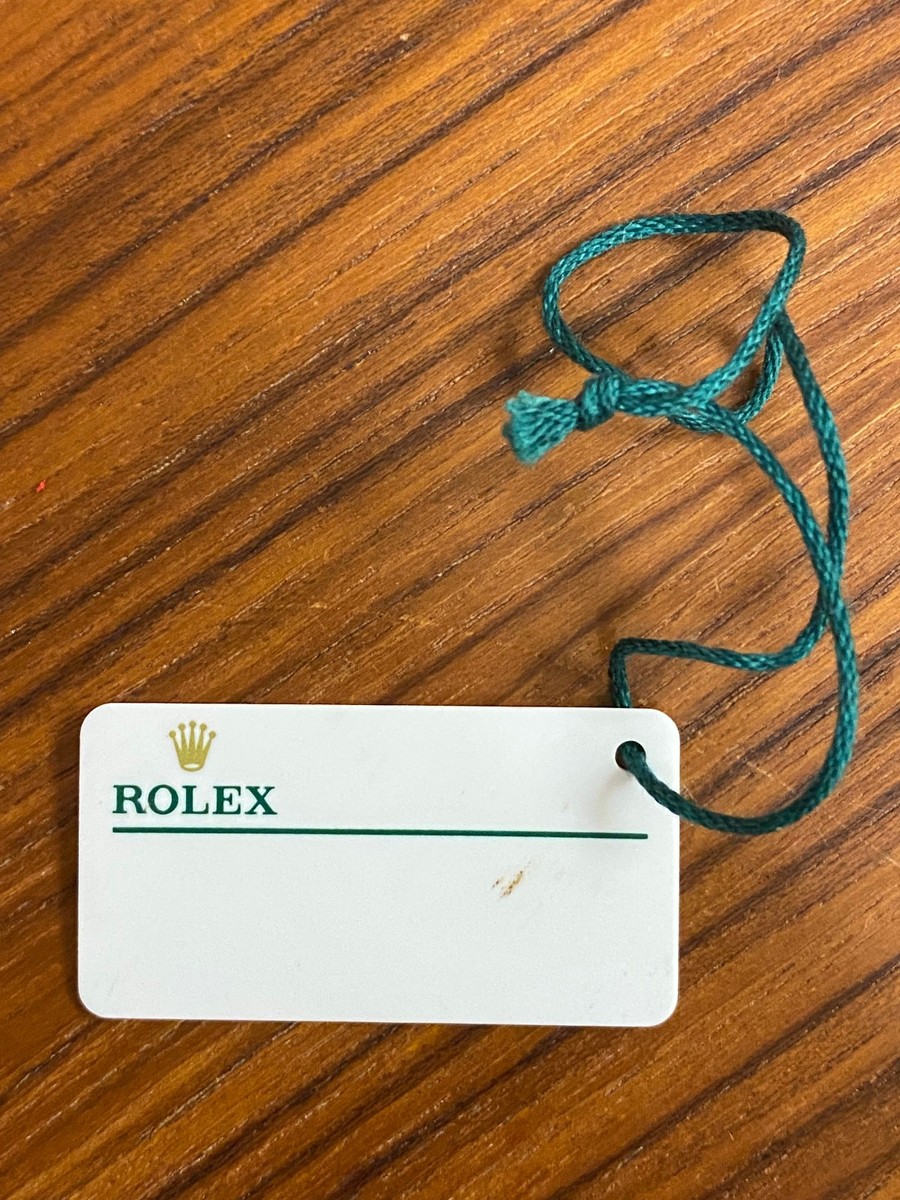 Rolex 116503 Daytona Genuine White Hang Tag (B) | eBay