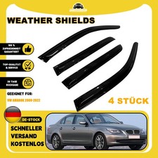 Regenabweiser Windabweiser 4-tlg für VW Amarok 2009-2022 Auto Anklebbare schwarz