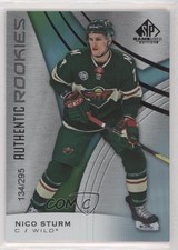 2019 Upper Deck SP Game Used Authentic Rookies Rainbow /295 Nico Sturm #189 1tr