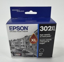 Epson 302Xl Black Ink Cartridge Claria Exp. 03/2028