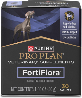 Purina Pro Plan Veterinary Supplements Fortiflora Probiotic Powder for Dogs, Dai