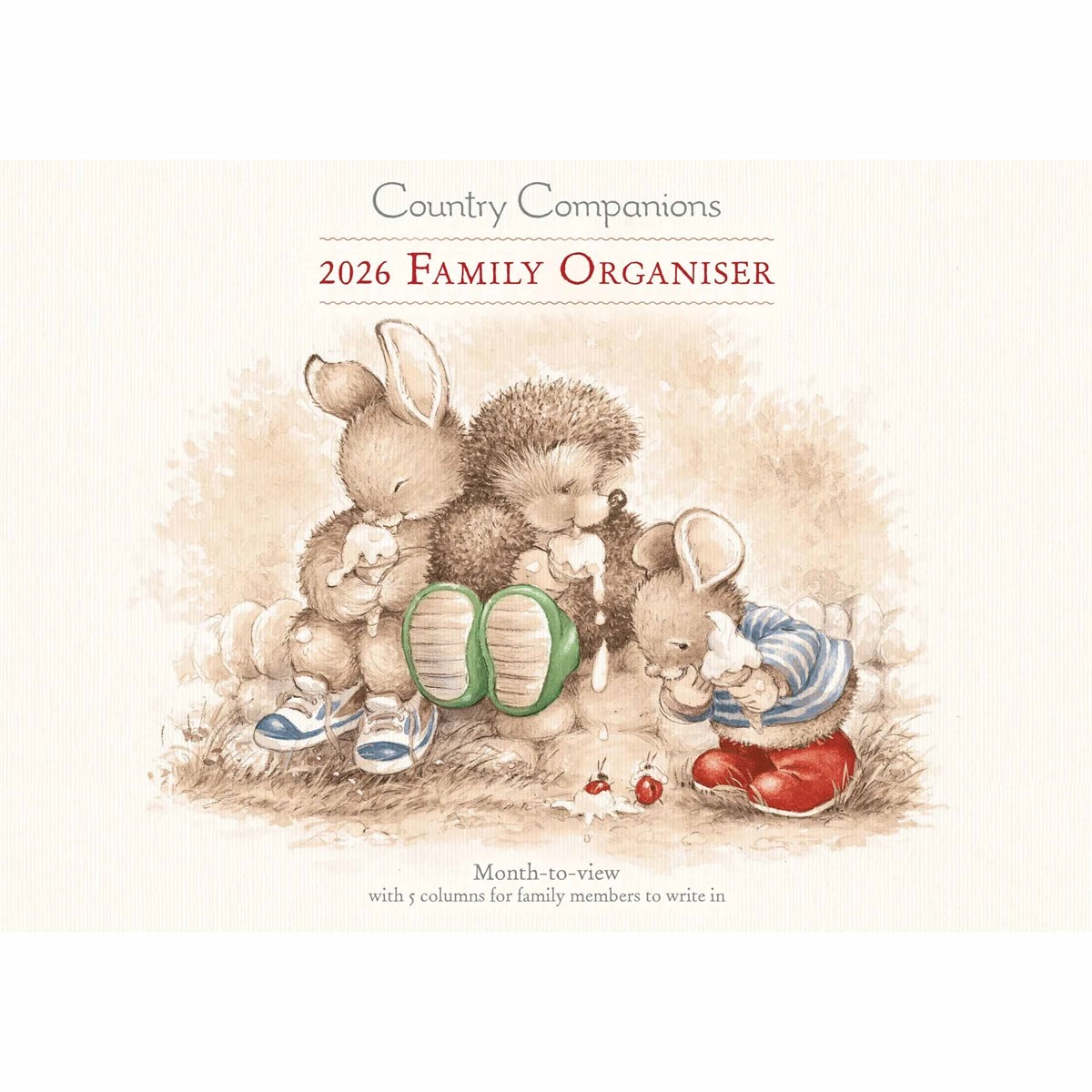 Country Companions A4 Family Organiser 2026, Family Planners, Gift