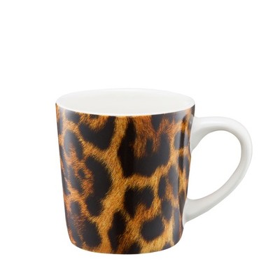 AMBITION Espressotasse Animal 90 ml Leopard Porzellan Ristretto Espresso Natur