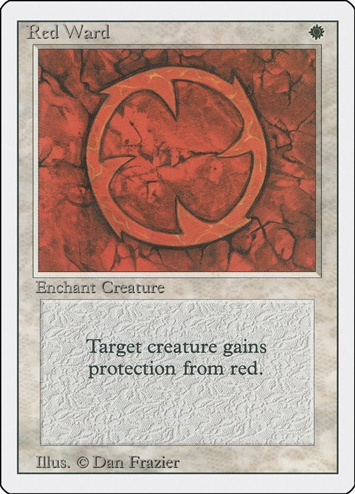 Red Ward [3ED - 33]MagicNMUncommonMagic