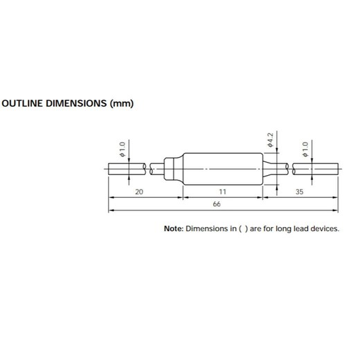 5Pcs Microtemp Thermal Fuse TF Cutoff 73℃ 73 Degree 10A 250V SF70E NEC - Picture 4 of 4
