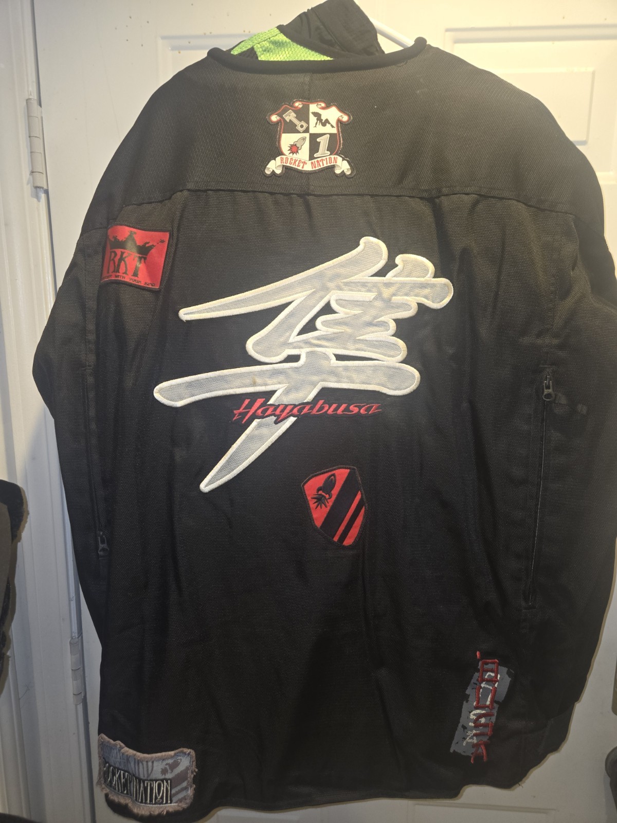 Joe Rocket Hayabusa Suzuki Men’s Motorcycle Jacket Black 4XL Big & Tall - second product detail image