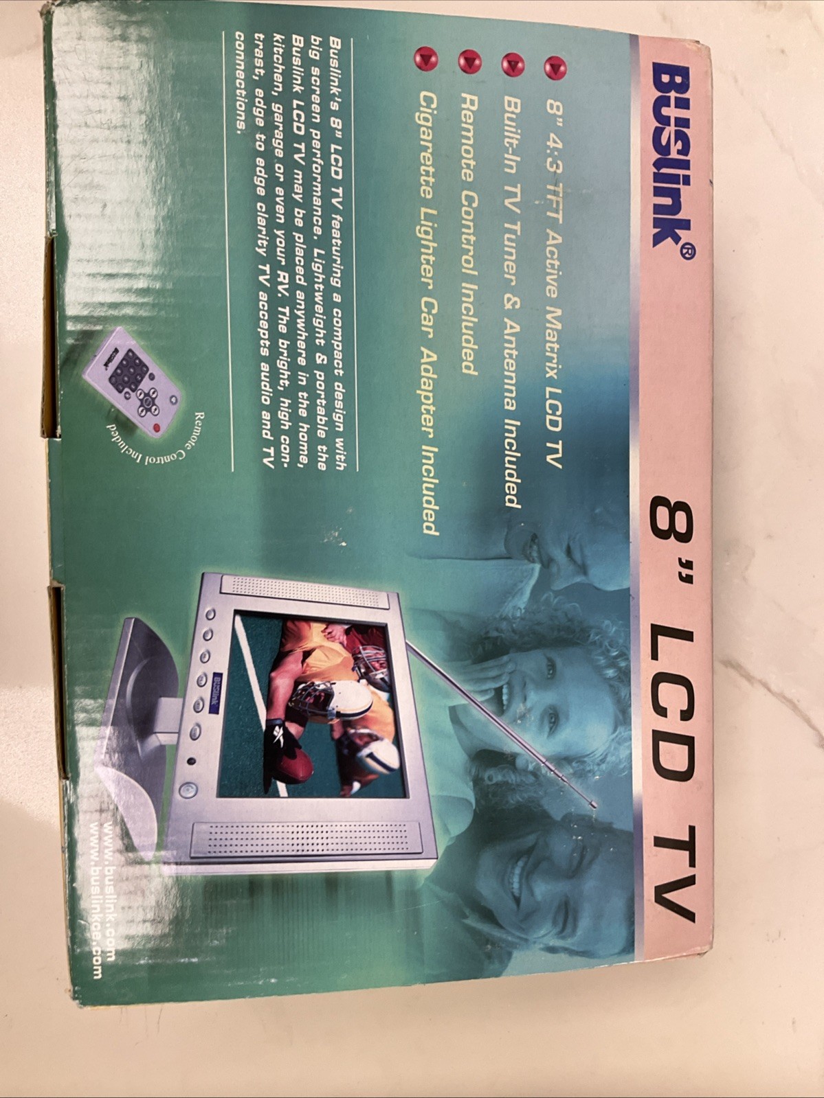 BUSlink MLT-8V 8" 480p LCD Television