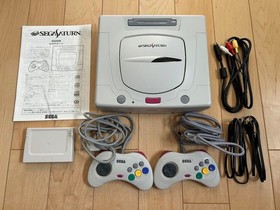 Sega Saturn Console HST-0014 Boxed Games Lot 25 Controllers Memory JP