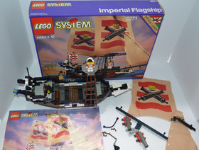 RARE 1992 LEGO System #6271 Imperial Flagship - Incomplete With Box & Manual