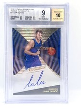 2018-19 Panini Revolution Luka Dončić Rookie Auto BGS 9 Mint / Auto 10 🔥