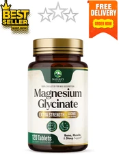Nature's Magnesium Glycinate 500 mg - High Absorption 120 Count