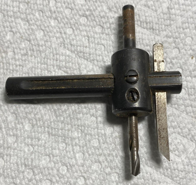 Vintage General No 3 Adjustable Circle Cutter Drill Press Hole Cutting Tool