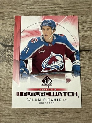 2024-25 SP Authentic - Limited Red #175 Calum Ritchie Future Watch (RC)