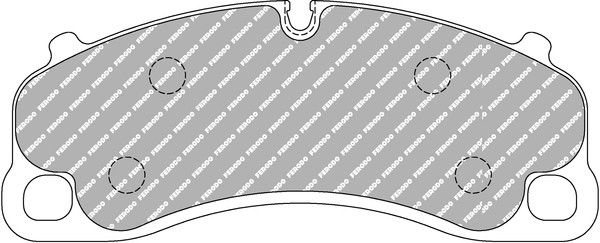 FERODO RACING BRAKE PAD SET DISC BRAKE FRONT PORSCHE 911 918