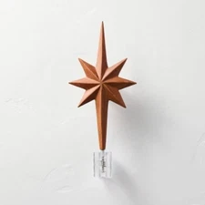 13.5" Wood Star Tree Topper - Hearth & Hand with Magnolia