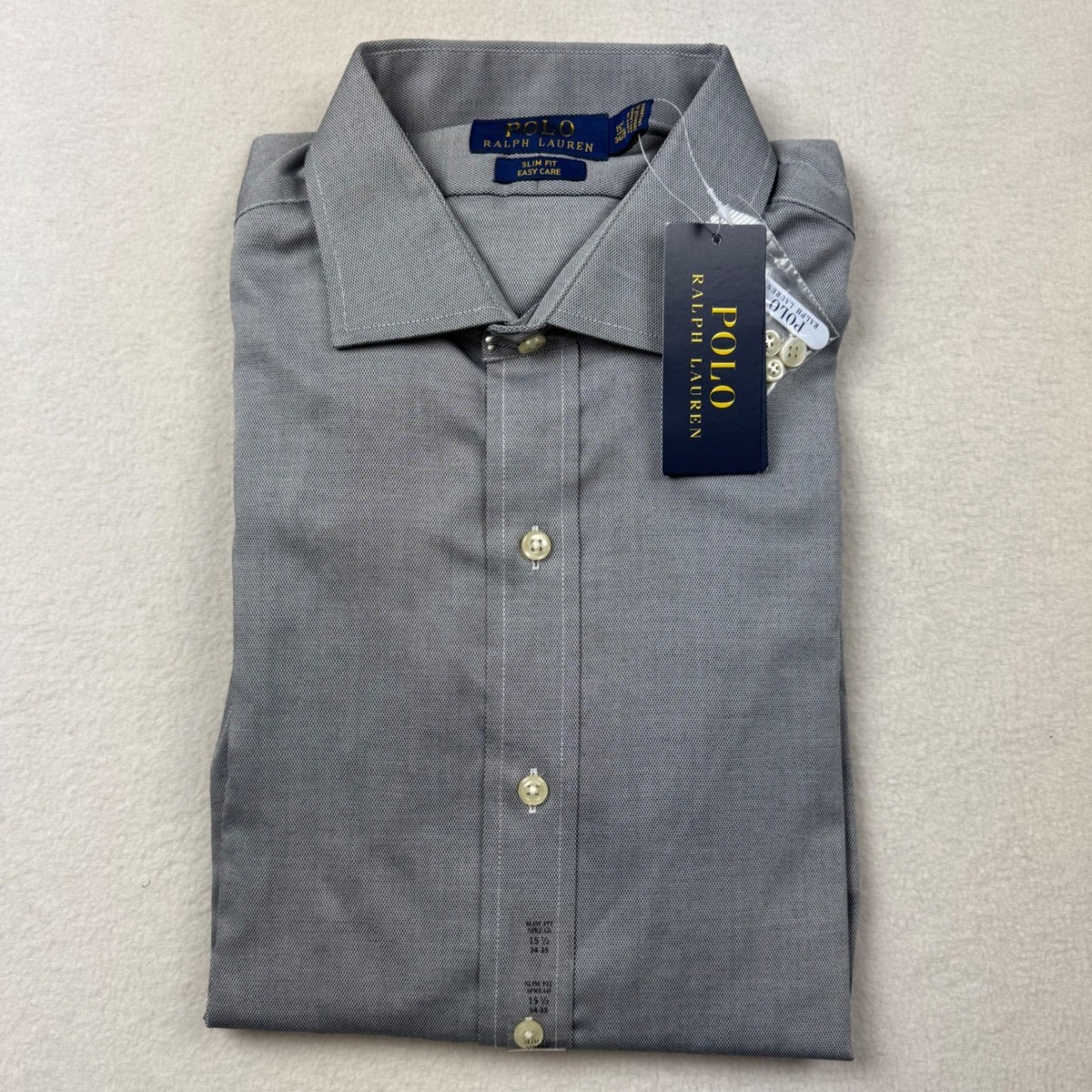polo easy care dress shirt Proper Cloth Men's Taupe Melange Easy Care Knit Custom Dress Shirt