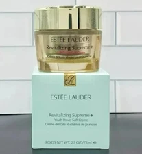 New In Box Estee Lauder Revitalizing Supreme+ Youth Power Soft Creme 2.5 Oz/75ml