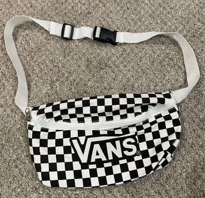 Vans Checkerboard Black/White Waist Pack Fanny Crossbody Bag