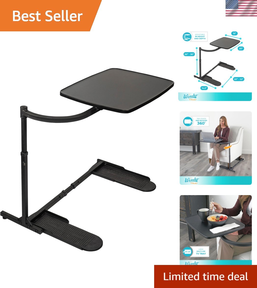 Wonder Tray, Adjustable Swivel Table, Large Laptop Stand, Co