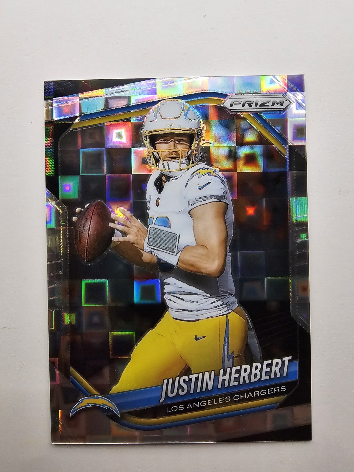 Justin Herbert 2025 Panini Prizm Pandora /400 Card #215 Chargers