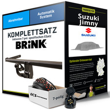 Für SUZUKI Jimny I Typ FJ,SN Anhängerkupplung abnehmbar +eSatz 7pol 15- NEU