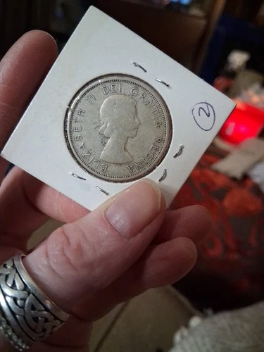 1956 Canada Silver 50 Cents .800 Canadian Silver coin