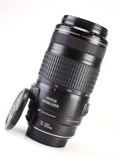 Canon EF 70-300mm Image Stabilizer IS USM F4-5.6 Zoom Lens EOS DSLR F&R Caps
