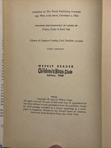 The Secret of Crossbone Hill by Wilson Gage (1960 HCDJBook) 1st Ed.; Illustrated - Picture 7 of 8