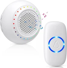 Wireless Doorbell • PHYSEN • Doorbell Chime Kits with 1 Transmitter 1 Receiver •
