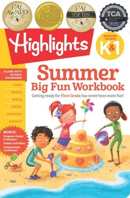 Summer Big Fun Workbook Bridging Grades K & 1: First Grade Prep Workbook, Ki...