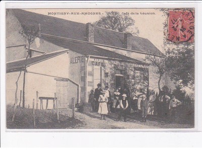 MONTIGNY-aux-AMOGNES: café de la reunion - very good condition