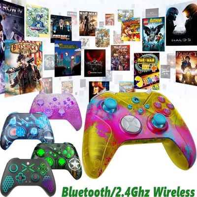 RGB Wireless Controller Für Microsoft Xbox One Series SX PC  Steam wired Gamepad