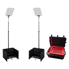 Telescript PRS 190 NDI 19 Inch Black Public Speaking System Case 2 Pack PRO